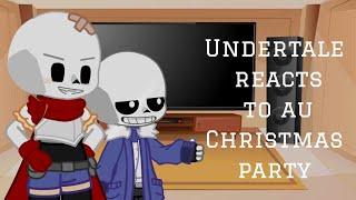 Undertale Reacts to the au Christmas Party || Part 1 || Sansby || Gacha Club || LilyPad