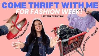 COME THRIFT WITH ME fashion week 2024The cutest vintage finds