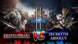 [Lineage2 revolution] - Giran CS war Khakhakhaku+Love(mercenary) / Wardplz vs secretTH / ABSOLUT