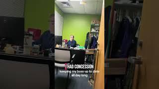 communication is key #trentonthunder #keepingmybossupdated #milb #officelife #baseball
