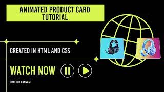 CREATE STUNNING PRODUCT CARDS WITH HOVER ANIMATIONS IN VS CODE USING HTML AND CSS!