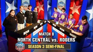 CIVICS BOWL 2024 Semifinal 2: NORTH CENTRAL vs. ROGERS | KSPS PBS