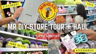 MR D.I.Y Store Tour + Haul  Lowest Prices UPTO 50% OFF | stationary, jewellery, home decor, toys...