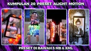 Kumpulan 20 Preset Base Alight Motion Jedag Jedug Trend Tiktok 2023 | Preset Dibawah 5mb & Xml