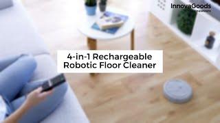 InnovaGoods 4-in-1 Rechargeable Robotic Floor Cleaner