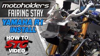 Motoholders 15-17 Yamaha R1 Fairing Stay Install | Sportbiketrackgear.com-