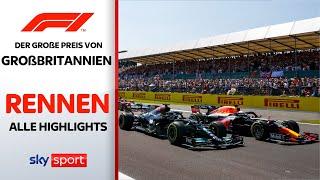 Hamilton haut Verstappen raus und holt Heim-GP | Rennen - Highlights | GP Großbritannien | Formel 1