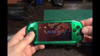 PSP 3008 - замена корпуса с кучей проблем. Неудачный ремонт.