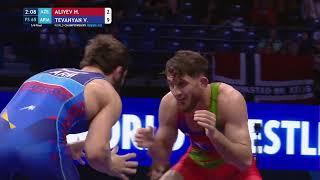 Haji ALIYEV (AZE) vs. Vazgen TEVANYAN (ARM) | Seniors World Championships 2023 | Quarter Final | FS