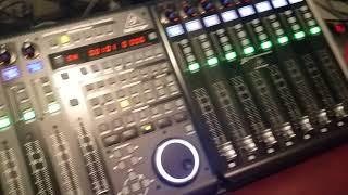 Behringer X-Touches with Harrison Mixbus