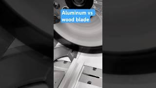 Can you use a chop saw on aluminum? #diy