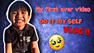 First vlog|5 years old vlog|do it myself vlog!!!