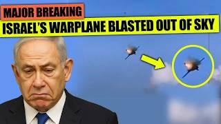 UNBELIEVABLE FOOTAGE: Israeli Warplane BURNS in Mid-Air After Direct Iranian Strike!