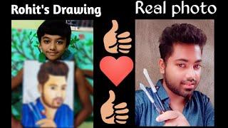 My portrait drawing by Rohit (Drawing competition winner) / Creative Prasanta  / Portrait Drawing