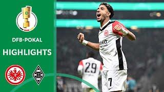 Frankfurt wins outnumbered! | Eintracht Frankfurt vs. Borussia M'gladbach 2-1 | Highlights | Pokal