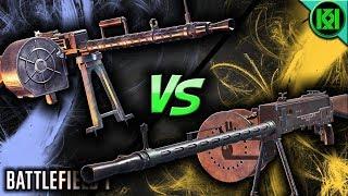 lMG 08/18 vs. PARABELLUM MG14/17  Which is Best? ~ Battlefield 1 Guns (BF1)