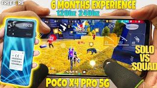 poco x4 pro 5g 6 months experience free fire solo vs squad handcam gameplay full map full rush gmply