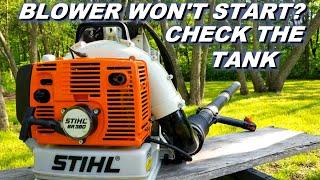 Fixing a Stihl backpack blower that won't start