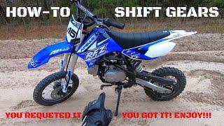 HOW-TO SHIFT DIRT BIKE | DETAILED TUTORIAL | SEVERAL THINGS EXPLAINED