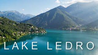 LAKE LEDRO. ALPS. RELAX VIDEO AND CALM MUSIC 4K