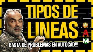  TIPOS de LINEAS Autocad 