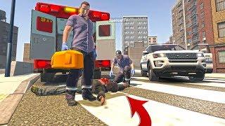 HIT AND RUN VICTIM | EMS PARAMEDICS | FIRST RESPONDERS | FLASHING LIGHTS