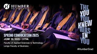 #HumberGrad Spring 2025 | Ceremony 8 of 11 | June 19 at 3 p.m.