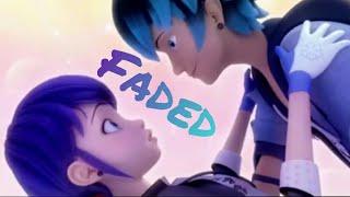 Леди Баг и Супер Кот.Лука и Маринетт.Faded(заказ).(чит.опис обязательно)