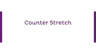 Counter Stretch | Orthopedic Physical Therapy Education