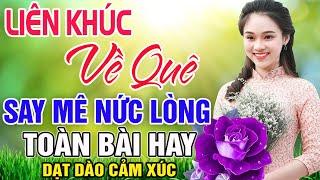 VỀ QUÊ - Ánh Nguyên & Đặng Thái Hiển | LK Song Ca Bolero Nhạc Trữ Tình Remix Mới Nhất HAY SAY ĐẮM