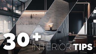 34 Interior Design Tips NOT ONLY for 3D Artists!