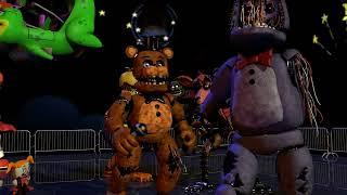 [FNaF/Blender] Animatronic Walking Test (aka FNaF Zoo)