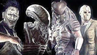 Mortal Kombat X Alien Vs Jason Vs Leatherface Vs Predator Gameplay