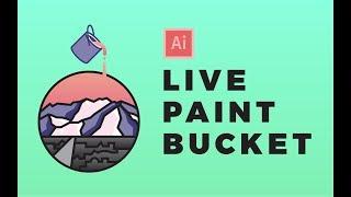 Live Paint Bucket Illustrator Tutorial