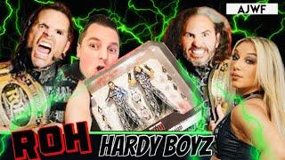 NEW Jazwares Matt & Jeff Hardy action figures unboxing | Ultimate Jeff Hardy collection WWE ROH AEW