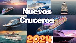 Los nuevos 7 cruceros que debutarán en 2024, los más esperados en la decada!