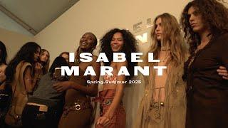 Backstage Fashion Show Spring-Summer 2025 | ISABEL MARANT