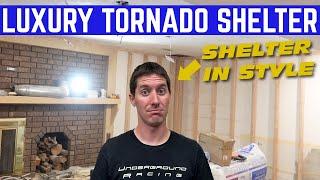 Building My LUXURY Basement TORNADO SHELTER *Kansas Requirement*