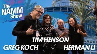 NAMM 2025 - Greg Koch, Herman Li, Tim Henson Autograph Signing