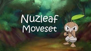 Nuzleaf Moveset