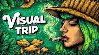 Psy Dub Mix - Stoner’s Vision & Trippy Visuals (Psychill Dub, PsyDub Chill Out, Psychedelic Video)