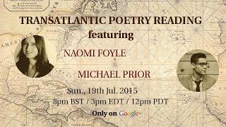 Naomi Foyle and Michael Prior // Transatlantic Poetry on Air