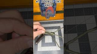 Nine useful knots #7 Double UNI Knot #knots #pocketknifes #survival #camping #shorts