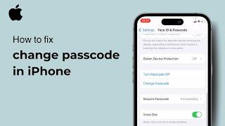 How to change passcode in iPhone ( iOS ) 2024