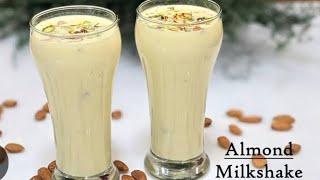 बादाम मिल्क शेक रेसिपी || Homemade badam milkshake|| Almond milkshake recipe|easyrecipe|youtubevideo