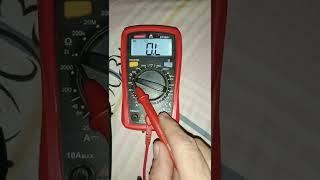 MULTIMETER OHM SETTINGS