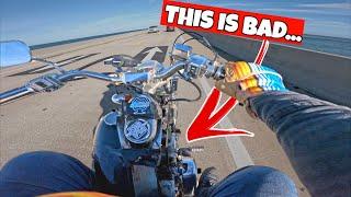 Cross Country Motorcycle Journey on the Worst Harley Ever