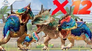 12 Пахигалозавров на что они способны? Jurassic World The Game прохождение