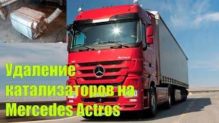 Удаление катализаторов на Mercedes Actros