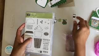 COFFEE CAFE HEART 4x4 CARD using Stampin' Up Products